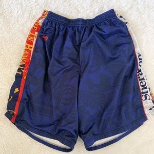 5 for $25! Sheraton Hawaii Bonvoy Athletic Basketball Shorts Blue XL